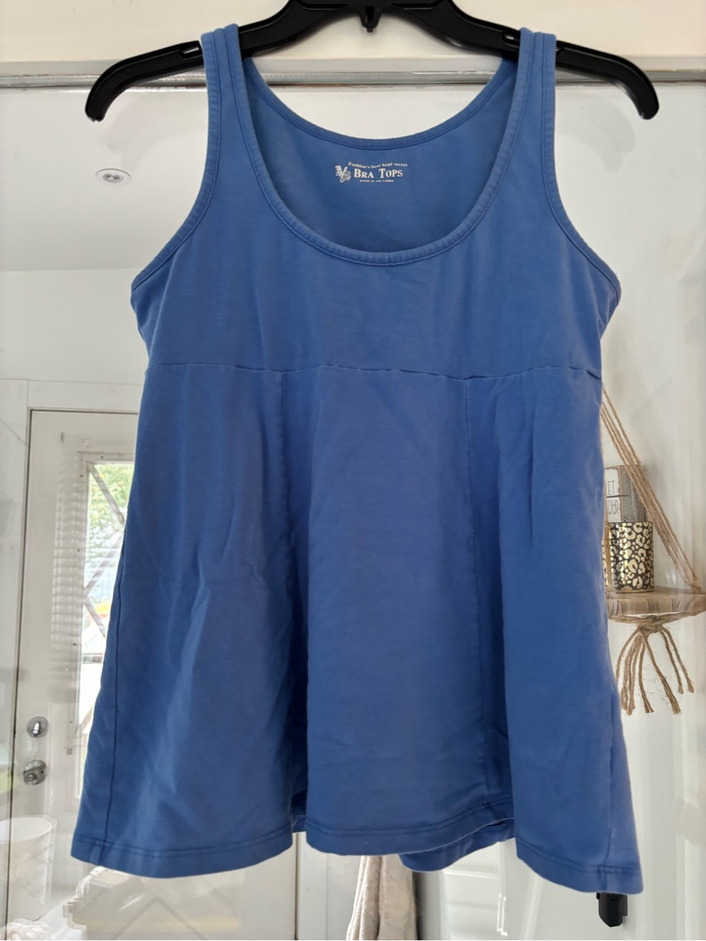Victoria's Secret Blue Scoop Neck Bra Tops Tank